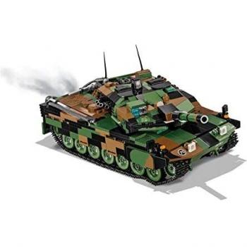 Cobi 2620 Leopard 2A5 TVM - Modelo de construcción de tanques, 945 piezas, compatible con otras marcas, diseño detallado y realista, incluye figuras de soldados y accesorios