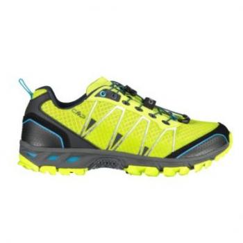 Zapatillas de Trail Running CMP Altak 3Q95267, color amarillo, azul y gris oscuro, talla 45