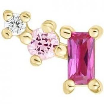 Piercing Earcandy Sweet Buzz de Plata 925 con baño de oro 18k