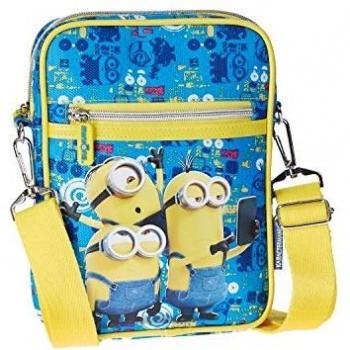 Karactermania Minions Selfie Bolso Bandolera, 28 cm, Azul