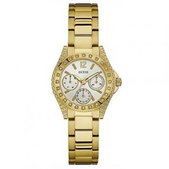 Guess Womens Multi dial Quartz Watch with Stainless Steel Strap W0938L2