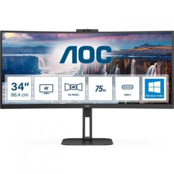 AOC CU34V5CW - 34 3440x1440 VA 100Hz USB-C Curved (1500R) Monitor