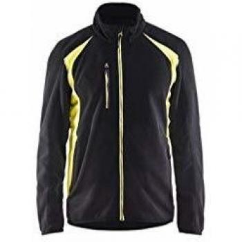 Blaklader L Size Black/Fluorescent Yellow Fleece Jacket