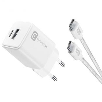 Cargador Multipower 30W GaN Blanco para Smartphone, Tableta y Laptop