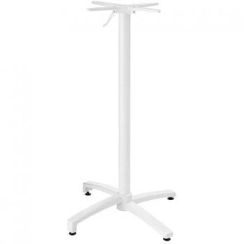 Base de mesa basculante de 108 cm en aluminio blanco Oviala