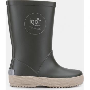 Botas de agua Splash Igor para niña con logotipo lateral y suela beige