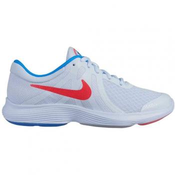 Nike Revolution 4 Heat Chk GS, Zapatillas de Atletismo para Hombre, Tint/Red Orbit-Photo Blue 400, 40 EU
