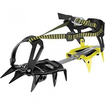 SALEWA Alpinist Walk Crampones, Adultos Unisex, Black/Yellow (Multicolor), Talla Única