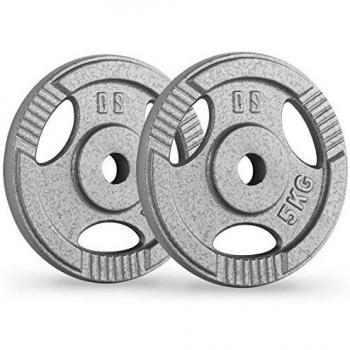 CAPITAL SPORTS IP3H 5 Pareja de discos de pesa gimnasio