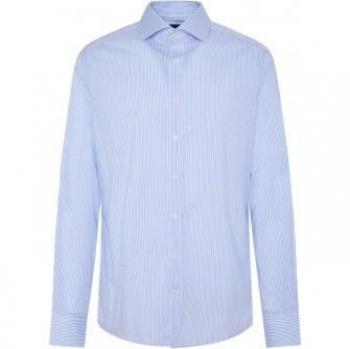 Camisa Stretch Stripe BC azul, blanco Hackett