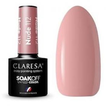 Claresa Esmalte Semipermanente Soak Off 112 Nude - Esmalte de Uñas UV (5 ml)