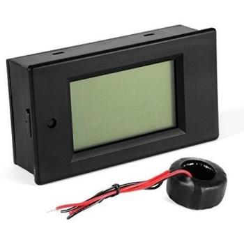 AC 80-260V 100A XCSOURCE® Medidor de energía del amperímetro del voltímetro Tensión de alimentación de corriente del monitor Shunt Digital Pantalla LCD PZEM-061 BI507