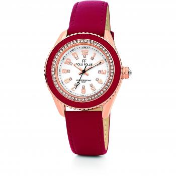 Reloj Folli Follie Mujer Analogico Cuarzo con Correa de Cuero WF1B032SSR