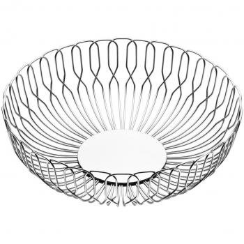 Georg Jensen GJ 090392 Pan Cestas, 22 cm, Acero Inoxidable, Stainless Steel, 26,3 x 26,3 x 8,5 cm