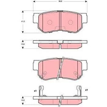 TRW Automotive AfterMarket GDB3298 pastilla de freno