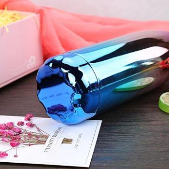 KAILH Doble Pared con Aislamiento de Botella Agua de Acero Inoxidable, sin BPA, Botella Agua Gimnasio, Botella Agua Deportiva, Cantimplora de Agua Reutilizable para Niños, Oficina, Yoga, Ciclismo