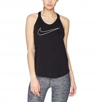 Nike W Nk Brthe Elastka Grx Sw Camiseta sin Mangas, Mujer, Negro
