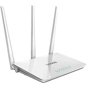 Tenda F3 Router Inalámbrico 11N 2.4GHz WiFi 300 Mbps, Control de Ancho de Banda, Puertos WAN / LAN Rápidos, IEEE802.11 / b / g / n, Antenas Externas 3 * 5dBi, WPS