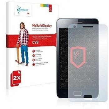 2x Vikuiti MySafeDisplay protector de pantalla CV8 de 3M para Samsung GT-i9100