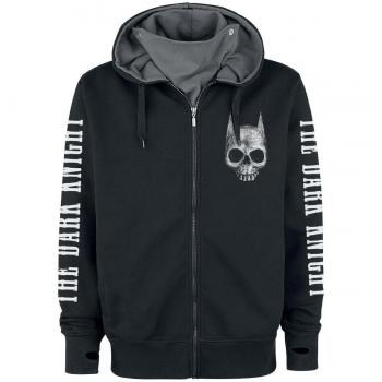 Batman Dark Knight Sudadera capucha con cremallera Negro M