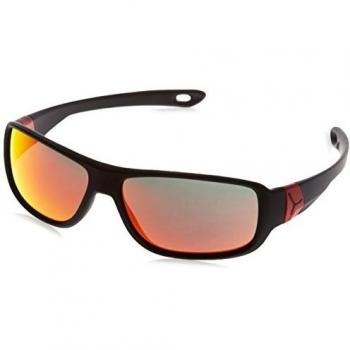 Cébé Scrat Gafas de Sol, Unisex niños, Matt Black/Red, Small