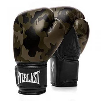 Guante de boxeo Everlast Spark Training 14 oz, color camuflaje, unisex para adultos, peso de 396 g
