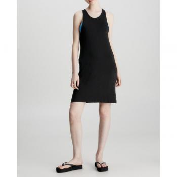 Vestido de tirantes para playa Calvin Klein - Intense Power, color negro, talla XS