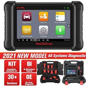 Autel MaxiDAS DS808K (Versión Mejorada de MK808 / DS808 / MP808), Herramienta de Escaneo de OBD2 Diagnóstico con Control Bidireccional/Prueba Activa/Codificación de Clave/AutoVIN, 23 Servicios