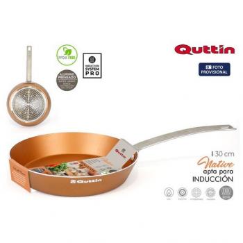 Sartén 30cm Aluminio con recubrimiento de acero inoxidable para inducción Native