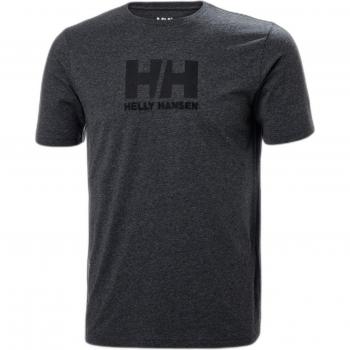 Camiseta Helly Hansen HH Logo Ebony Melange para Hombres