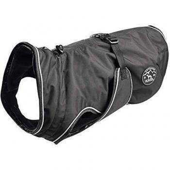 Capa para Perro Hunter Uppsala Negra 25 cm, Impermeable y Reflectante