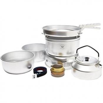 TRANGIA Aluminium 25-2 Cooker & Kettle Camping Cooking Equipment, Silver, One Size
