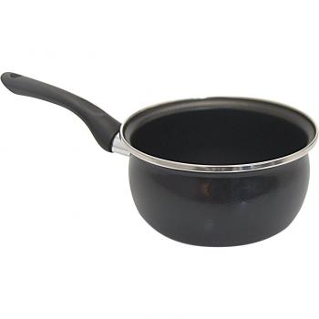 Algon Fenicia - Cazo 16 cm, color negro mate