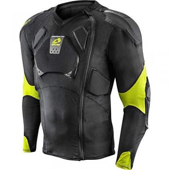 Chaqueta de Protección EVS Ballistic Pro Negra - Camiseta Talla Pequeña, Color Negro