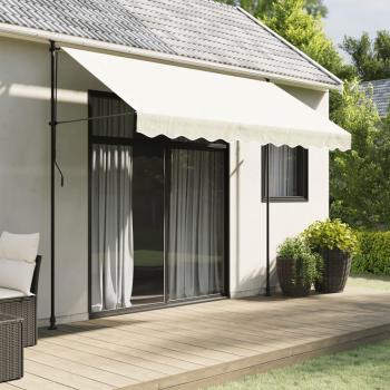 Tela de cenefa de toldo de repuesto 3 m Color Azul y blanco, Raya crema, Amarillo y blanco Protección Rayos UV para Terraza Patio Exterior Jardín