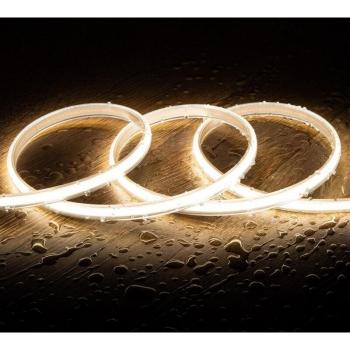 Tira LED Regulable 220V COB 320 LED/m Blanco Neutro IP65 CRI90 Ancho 12mm Corte cada 50cm 7 m