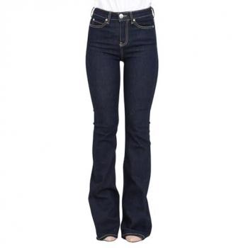 Pinko Women's Regular Fit Dark Blue Denim Jeans Size 28
