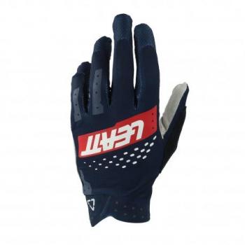 Guantes de bicicleta MTB LEATT 2.0 X-Flow Onyx 2021, color rojo y azul, talla S