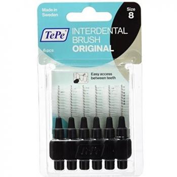 TePe Original Black Interdental Brush 1.5mm ISO 8, Pack of 6