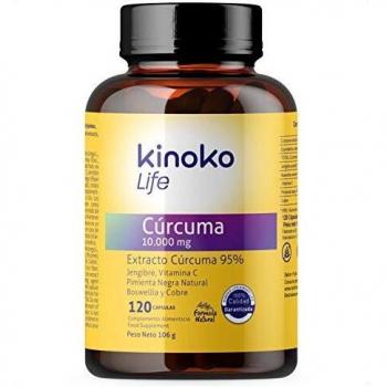 Cúrcuma 10000 mg | 475mg de Curcumina Pura | 120 cápsulas | 95% extracto | Jengibre, Pimienta Negra, Boswellia, Vitamina C y Cobre | Altamente Absorbible | Antiflamatorio para tus Articulaciones