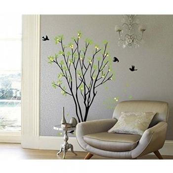 KK-Go Albero e gli uccelli smontabile della parete di arte della decalcomania della 60 * 90cm
