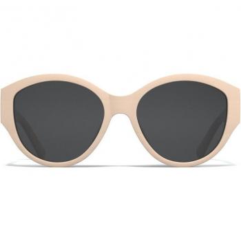 Hanukeii Hawaii White/Black Polarized Sunglasses for Men and Women