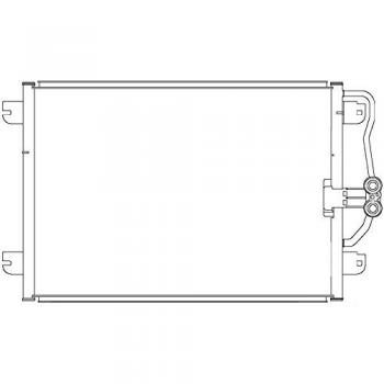 BEHR HELLA SERVICE 8FC 351 037-751 Condensador, aire acondicionado