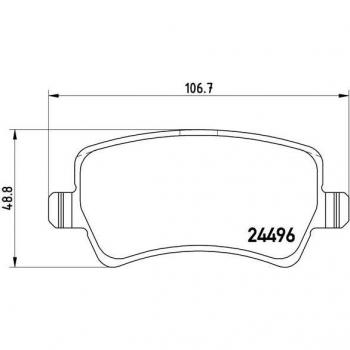 Juego de pastillas de freno BREMBO P 24 078X, tipo: pastillas de freno, características: alta calidad, rendimiento óptimo, diseño específico para vehículos, fácil instalación, resistencia al desgaste
