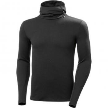 Camiseta Interior Helly Hansen Lifa Merino Midweight Negra - Manga Larga - Talla S