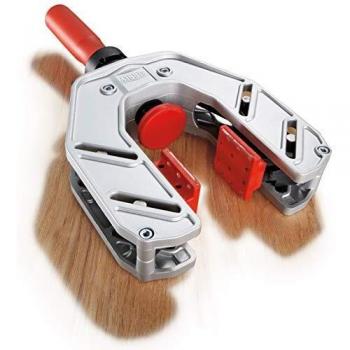 Bessey EKT55 - Apriete para cantos, capacidad de apriete hasta 55 mm, diseño ergonómico, fabricado en acero resistente, ideal para trabajos de carpintería y ensamblaje
