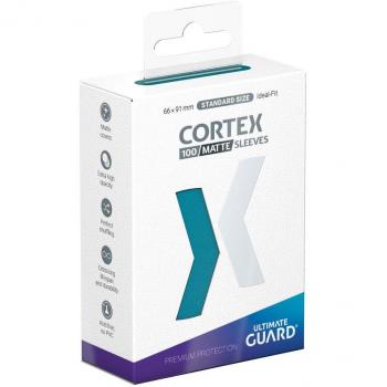 Ultimate Guard Cortex Matte Standard Size Card Sleeves Petrol Blue (100 Pack)
