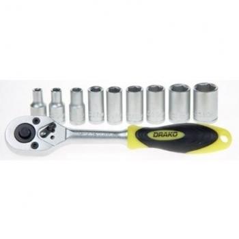 Drako M105613 - Llave carraca 10 piezas