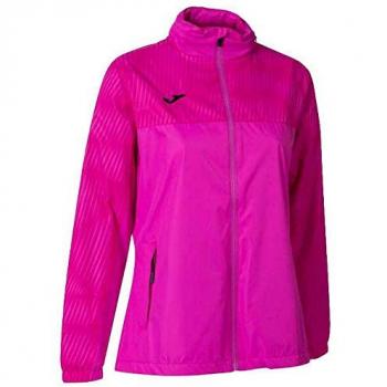 Chubasquero mujer Joma Montreal rosa flúor 901708.030 textil multideporte