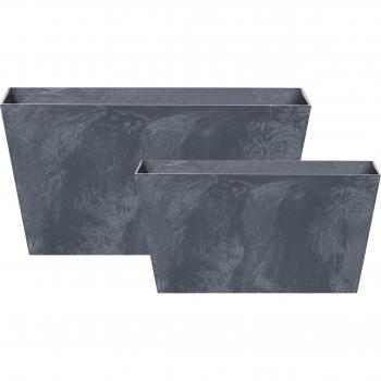 Maceta TUBUS CASE BETON EFFECT 12L Efecto Hormigón